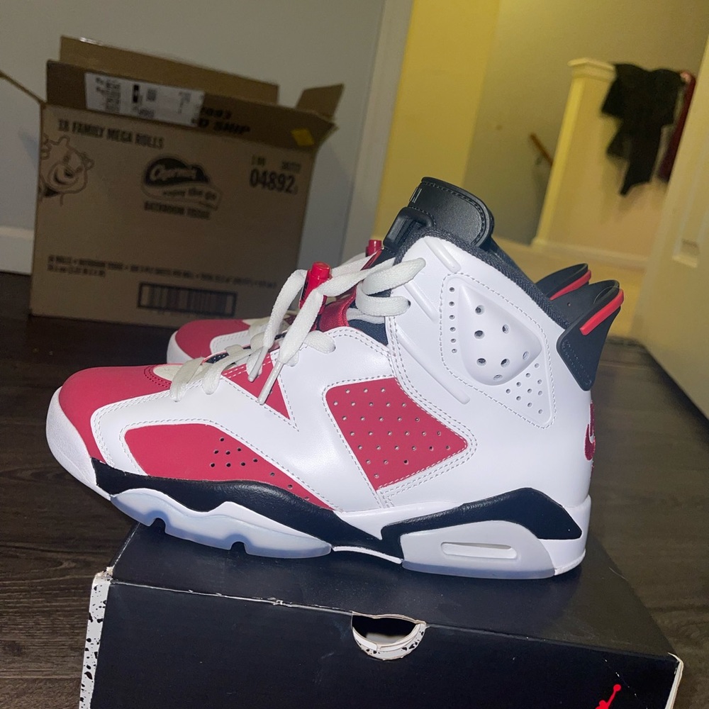 CARMINE 6 RETRO AIR JORDAN SIZE 7.5 (womans 9)